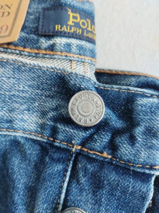 Pantalón corto Polo R.L. vaquero talla 29
