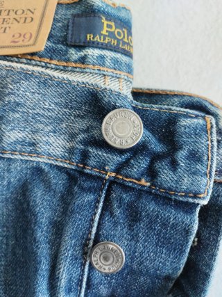 Pantalón corto Polo R.L. vaquero talla 29