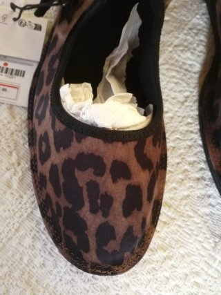 Manoletinas Pull&Bear Animal Print NUEVO 39