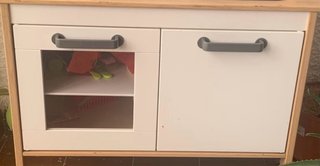 Cocina de juguete de madera