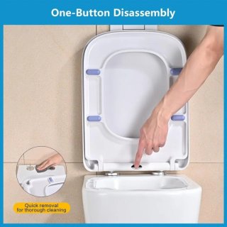 Tappeti WC Quadrati YEAUPE PRO Softclose 42,2×36,2 cm