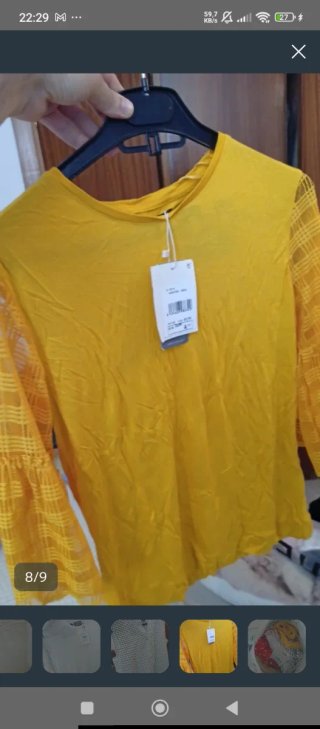 Lote de 8 prendas de ropa mujer entre tiempo