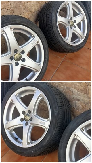 Llantas OZ 17" 5x100 225/45ZR17 VW Audi Seat Skoda