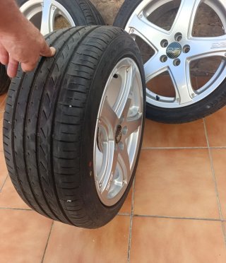 Llantas OZ 17" 5x100 225/45ZR17 VW Audi Seat Skoda