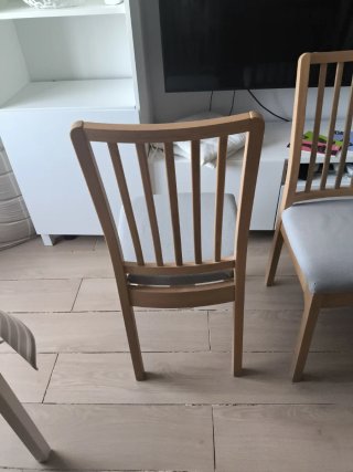 Sillas IKEA EKEDALEN madera beige (3uds)