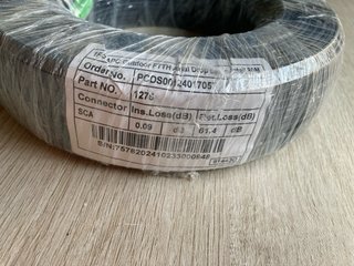 Cable Fibra Óptica FTTH Exterior 80m