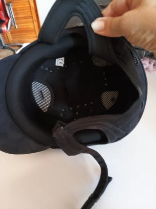 Casco Hípica Juvenil Negro