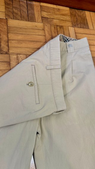 Pantalón Chino Burberry Beige Hombre Talla M