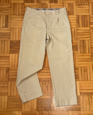 Pantalón Chino Burberry Beige Hombre Talla M