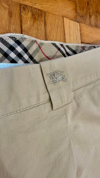 Pantalón Chino Burberry Beige Hombre Talla M