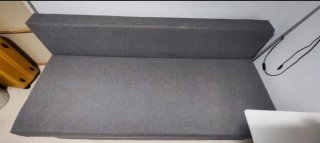 Sofá Cama Gris 3 Plazas