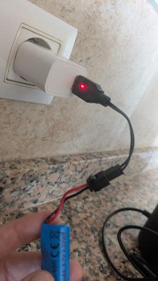 Cargador USB Batería RC 3.7V