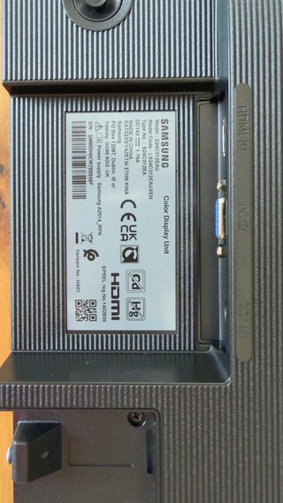 Pantalla Samsung 24 pulgadas Negra