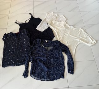 Lote 5 blusas femme T36/S