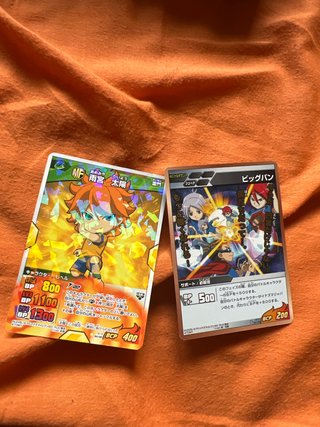 Cartas Inazuma Eleven Sol y Xavier