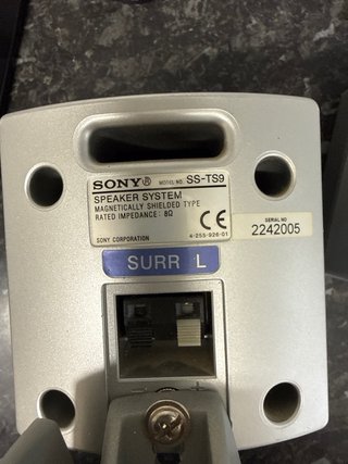 Altavoces Sony.Modelo SS-TS9.Sonido espectacular