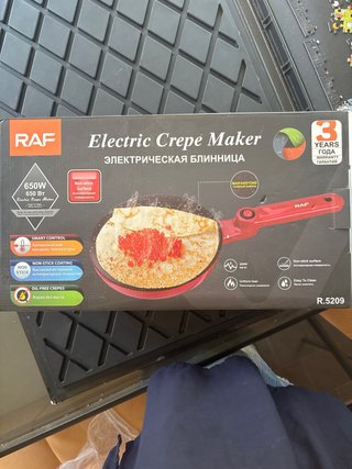 Crepera Eléctrica RAF 650W