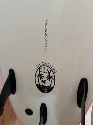 Tabla de surf rosa