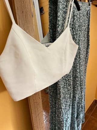 Conjunto top y pantalón floral