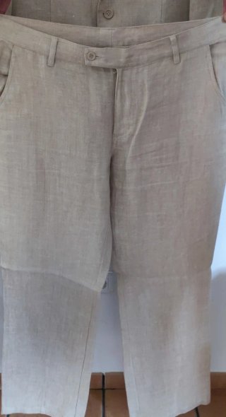 Traje hombre Lino Adolfo Domínguez T.52 Beige