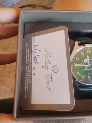 Reloj Tissot Nuevo Esfera Verde con caja