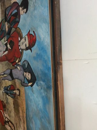 Cuadro pintado a mano 1970