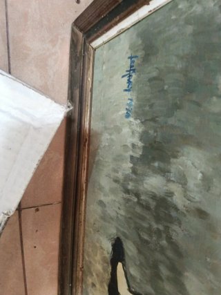 Cuadro pintado a mano 1970