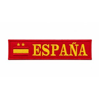 Parche bordado ESPAÑA bandera estrellas 10cm