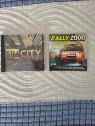 Lote 2 Juegos PC: SimCity 3000 + Rally 2000