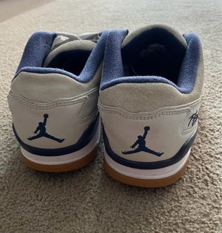 Nike Jordan Zapatillas Beige y Azul Talla 47,5