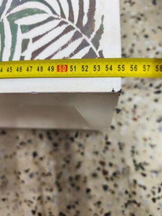 Mesa auxiliar Árbol de la vida madera con ruedas