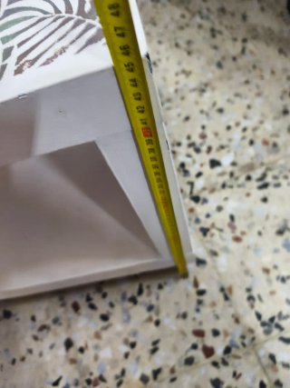 Mesa auxiliar Árbol de la vida madera con ruedas