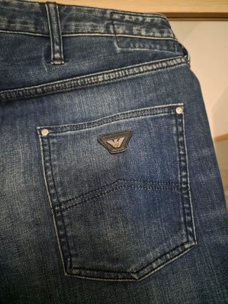 Pantalón Tejano Armani Azul