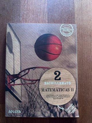 Matemáticas II. 2o de Bachillerato