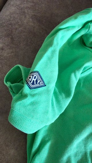Polo Superdry verde Talla L
