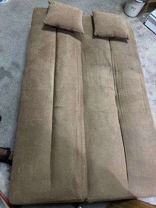 Sofá Cama Beige Tela