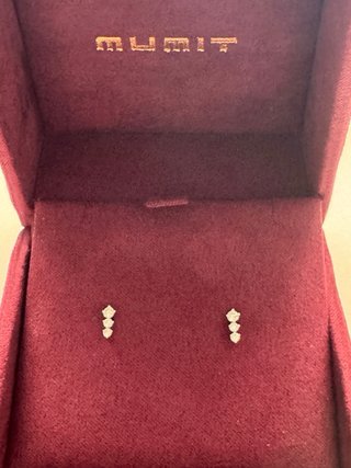 Pendientes Oro Blanco y Diamantes MUMIT