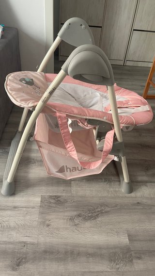 Trona/Hamaca Hauck Rosa