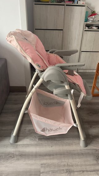 Trona/Hamaca Hauck Rosa