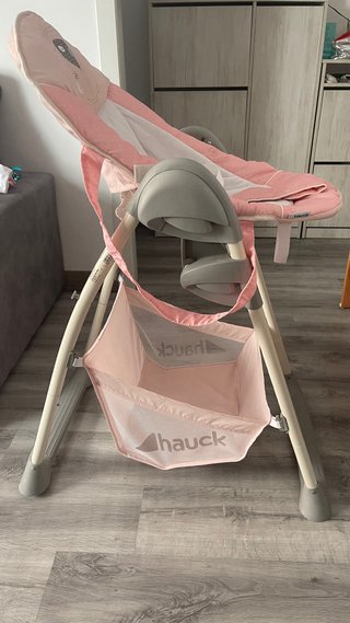 Trona/Hamaca Hauck Rosa