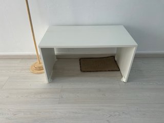 Banco IKEA LASTARE blanco. Nuevo. 3 bancos