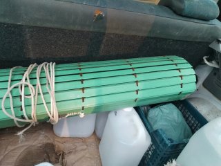 Persiana enrollable verde