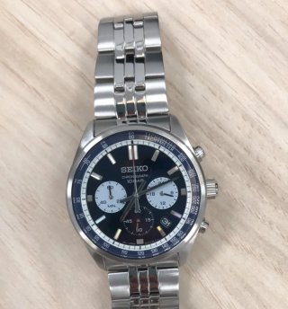 Reloj Seiko Chronograph SSB427P1 Azul/Plata