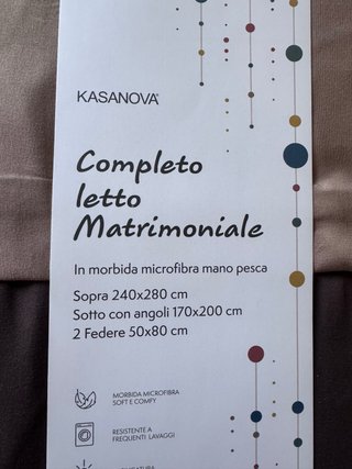 Completo letto matrimoniale Kasanova