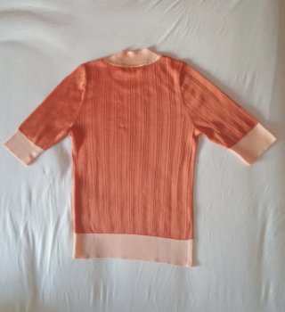 Camiseta Mango Naranja y Rosa