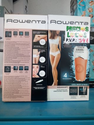 Depiladora Rowenta Aquasoft 4 Accesorios