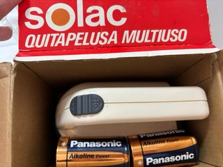 Quitapelusas Solac Multiuso