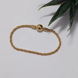 Pulsera Pandora Talla 18 Dorada