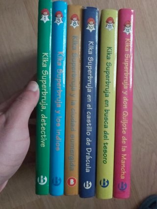 Lote 6 libros Kika