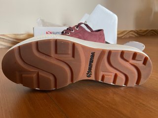Superga 38 Platform Rosse/Viola Suede